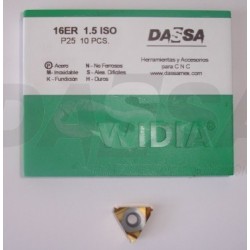 Inserto Cuerdas 16ER 1.5 ISO P25
